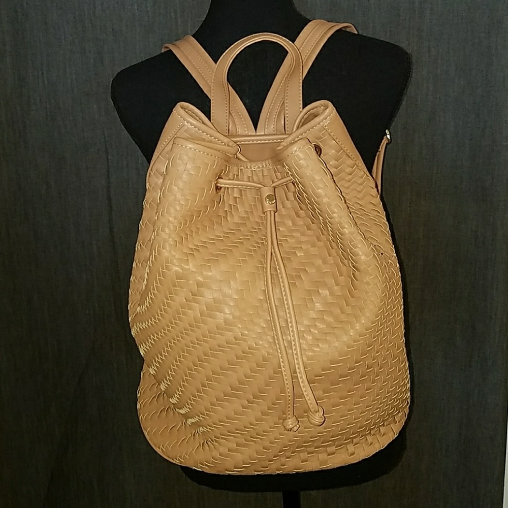 Tan backpack